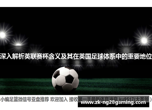 深入解析英联赛杯含义及其在英国足球体系中的重要地位 深入解析英联赛杯含义及其在英国足球体系中的重要地位